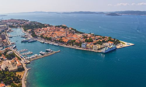 Zadar von oben