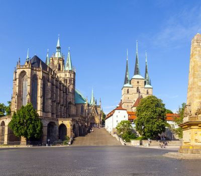 Erfurt Stadtbesichtigung und historischer Töpfermarkt