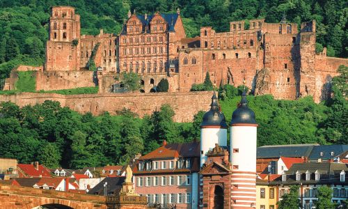 Heidelberg, Schloss und Brückentor