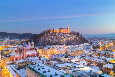 Ljubljana im Winter