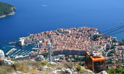Blick auf Dubrovnik vom Fort Imperial