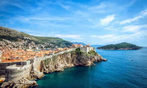 Das Panorama von Dubrovnik