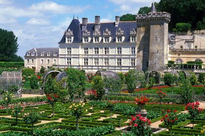 Schloss und Gärten Villandry, Loire
