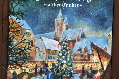 Plakat Weihnachtsmarkt Rothenburg ob der Tauber