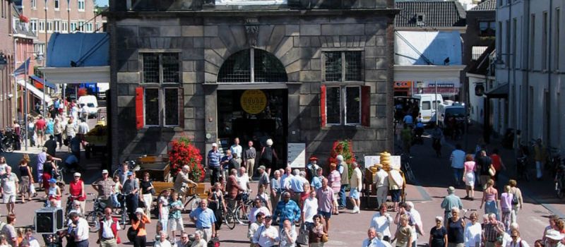 Gouda/ Niederlande Käsemarkt in Gouda