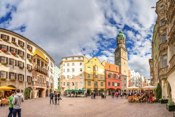 Die Altstadt von Innsbruck mit dem Goldenen Dachl