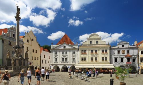 Marktplatz in Cesky Krumlov (Krumau) 