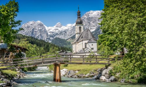 Ramsauer Kirche im Berchtesgadener Land