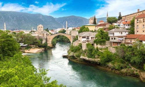 Die Brücke in Mostar