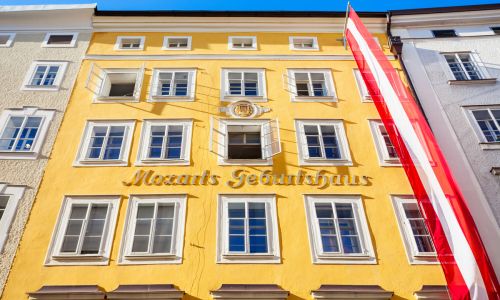 Das Geburtshaus von Mozart in Salzburg