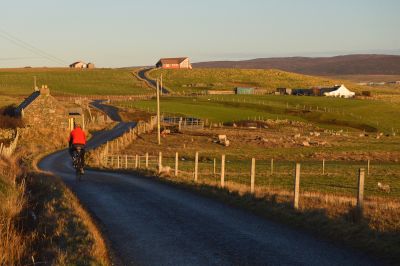 Radtour auf den Shetlandinseln