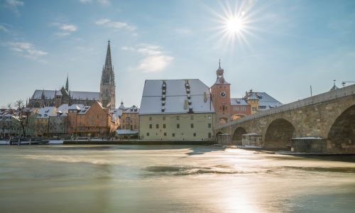 Regensburg im Winter 