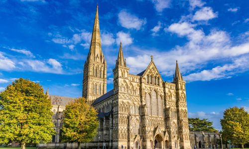 Die Kathedrale in Salisbury