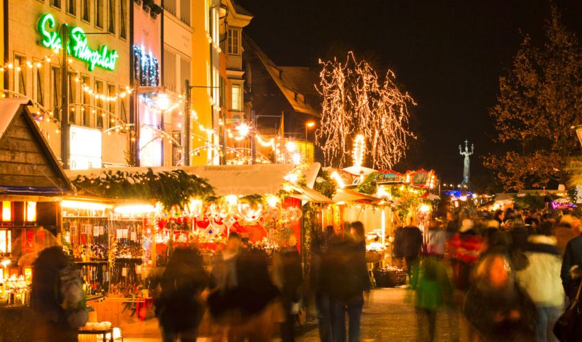 Konstanzer Weihnachtsmarkt direkt am Bodensee