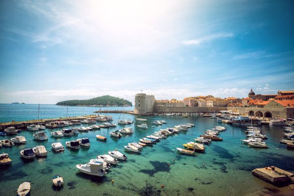 Der Hafen von Dubrovnik