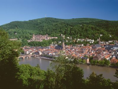 Heidelberg, Fachwerk und Wein
