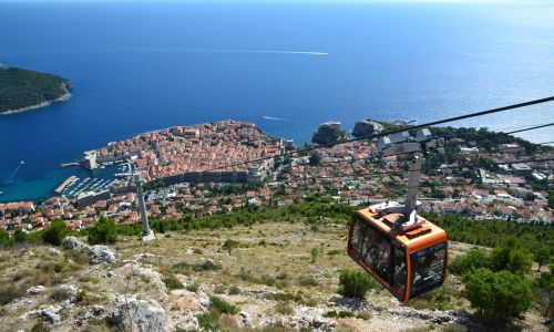 Blick auf Dubrovnik vom Fort Imperial