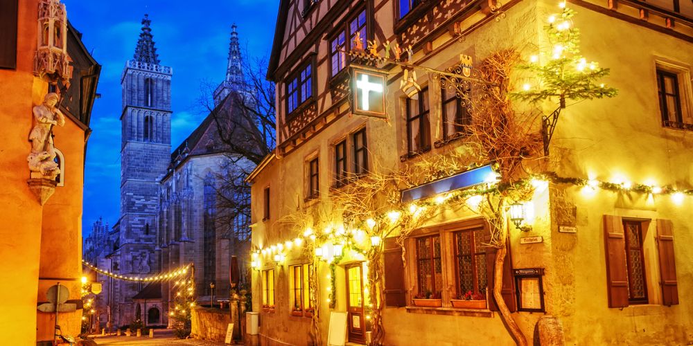 Rothenburg ob der Tauber zur Weihnachtszeit