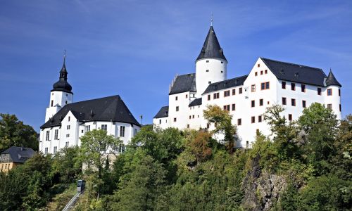 Schwarzenberg - Schloss und Kirche 