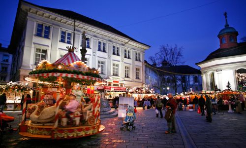 Luzern, Weihnachtsstimmung in der Stadt 