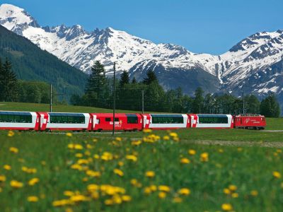 Glacier– und Bernina-Express