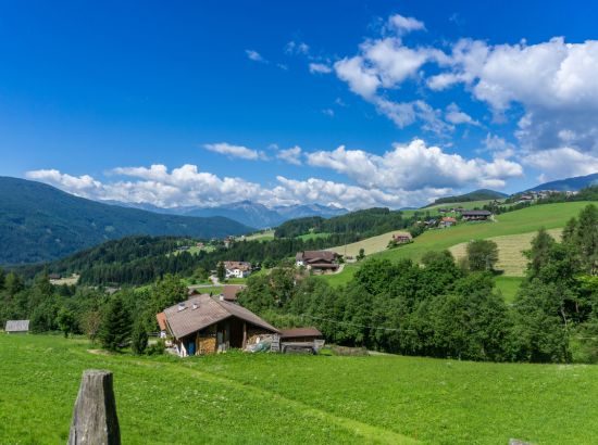 Almabtrieb in Meransen (Südtirol)