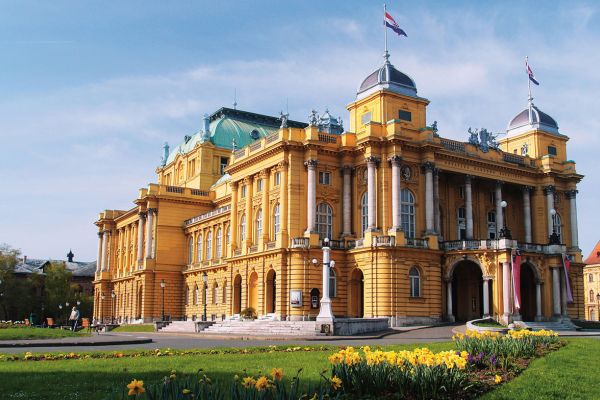 Kroatisches Nationaltheater in Zagreb