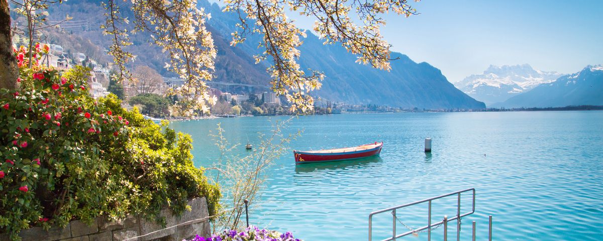 Frühling am Genfersee