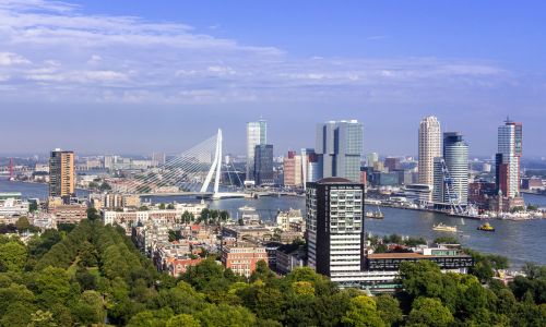 Rotterdam Skyline vom Euromast 
