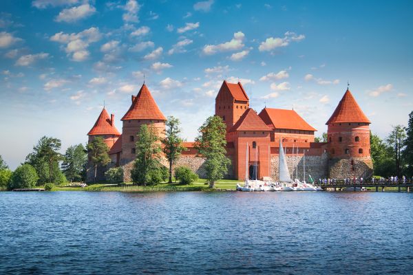 Burg Trakai am Galvesee