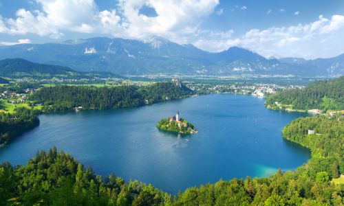 Bleder See in Slovenien