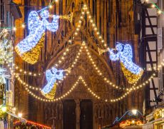 Weihnachtsbeleuchtung in Straßburg