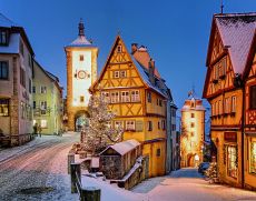 Rothenburg o.d.T. - Winterabend