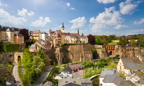 Toller Blick auf Luxemburg