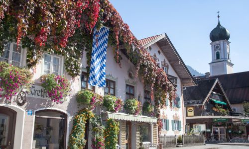 Hausfassade in Oberammergau