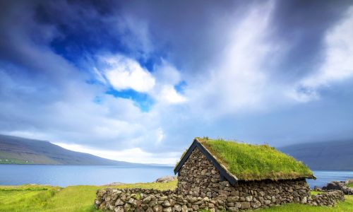 Haus auf den Färöer Inseln