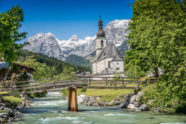Ramsauer Kirche im Berchtesgadener Land