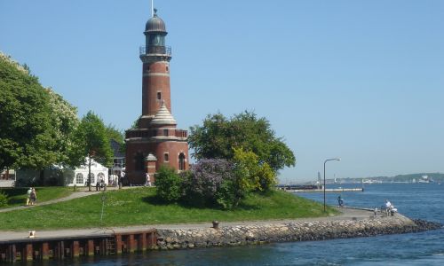 Der Leuchtturm Holtenau in Kiel