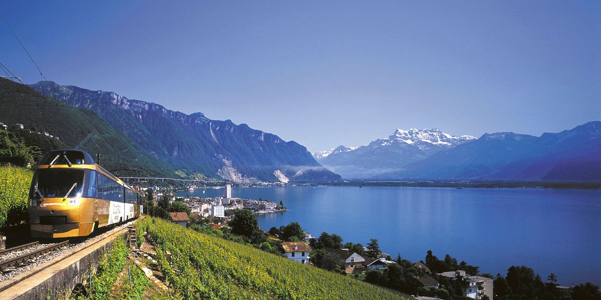 Traumhafte Schweiz mit Golden Pass, Thuner See und Genfer See
