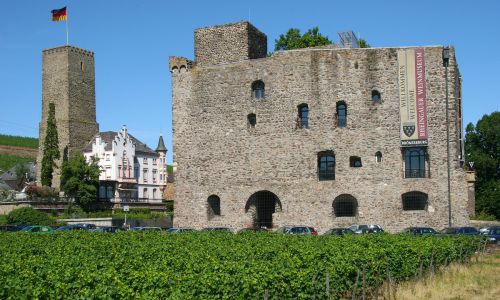 Die Brömserburg in Rüdesheim