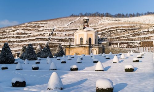 Winter in Schloss Wackerbarth