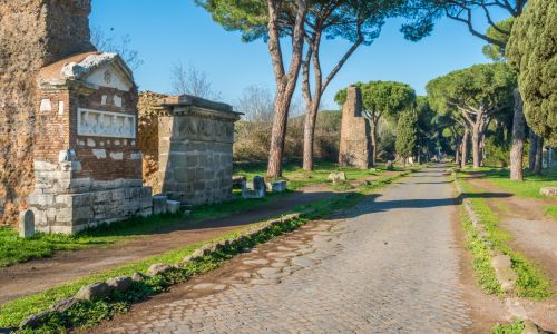 Die Via Appia Antica in Rom