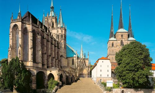 Erfurt, Dom und Severi Kirche