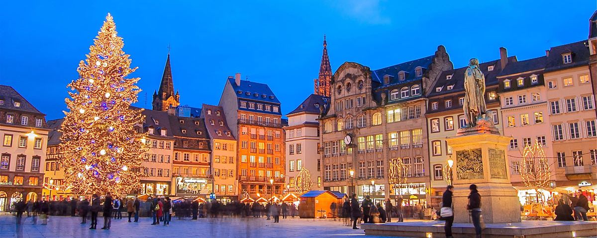 Weihnachtsmarkt in Straßburg / Elsass