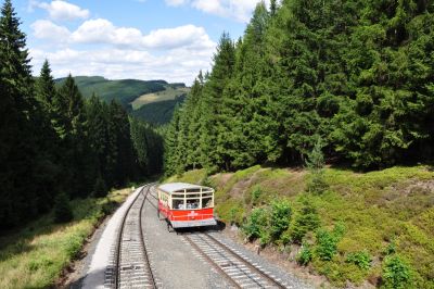 Bergbahn im Schwarzatal in Thüringen