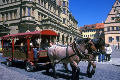 Kutsche in Rothenburg ob der Tauber