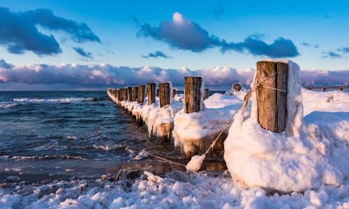 Die Ostseeküste im Winter