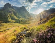 Glen Coe in den schottischen Highlands